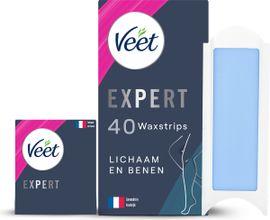 Veet Veet Expert koude waxstrips been se nsitive (40st)