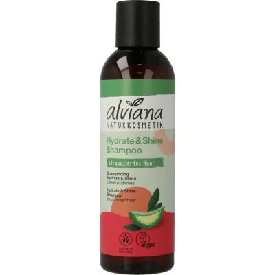 Alviana Shampoo hydrate en shine voor beschadigd haar (200ml) 200ml