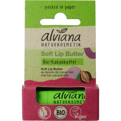 Alviana Lip butter soft met cacaoboter (5g) 5g