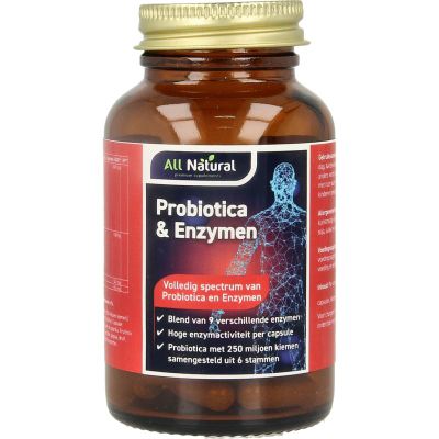 All Natural Probiotica & enzymen (60vc) 60vc
