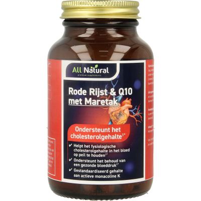 All Natural Rode rijst Q10 60mg (90vc) 90vc