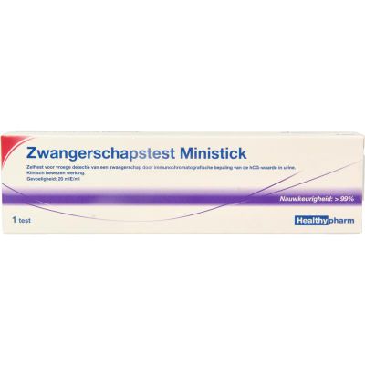 Healthypharm Zwangerschapstest mini (1st) 1st