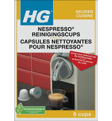 HG Nespresso reinigingscups null