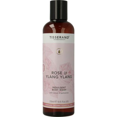 Tisserand Bodywash roos & ylang ylang (250ml) 250ml