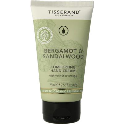 Tisserand Handcreme bergamot & sandelhou t (75ml) 75ml
