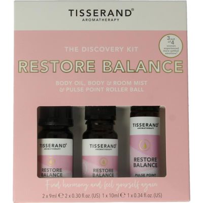 Tisserand Restore balance discovery kit (1set) 1set