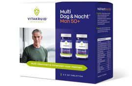 Vitakruid Vitakruid Multi dag & nacht man 50+ 2 x 30 tabletten (60tb)