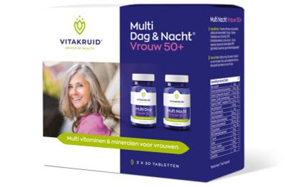 Vitakruid Multi Dag en Nacht Vrouw 50 (2x 30 tab) 2x 30 tab