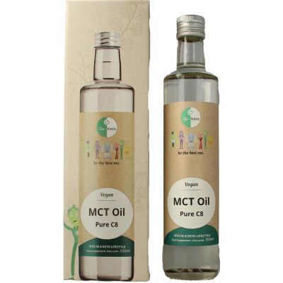 Go-Keto MCT olie C8 (500ml) (500 ML) 500 ML