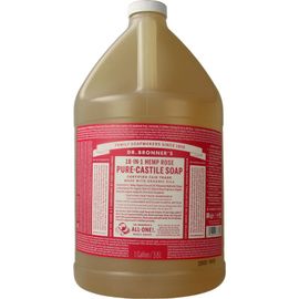 Dr. Bronner's Dr. Bronner's Liquid soap roos (3785ml)