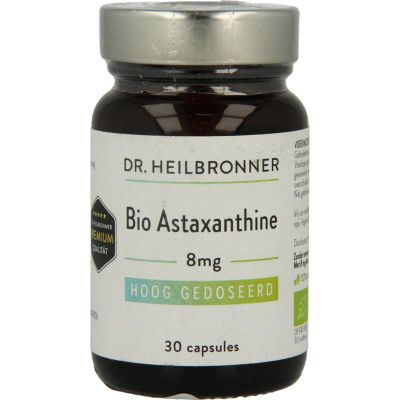 Dr Heilbronner Astaxanthine 8mg hoge dosis ve gan bio (30ca) 30ca