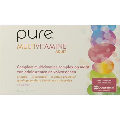 Pure Multivitamine volwassenen (30tb) 30tb