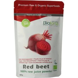 Biotona Biotona Red beet raw powder bio (150g)
