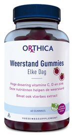 Orthica Orthica Weerstand gummies elke dag (60st)