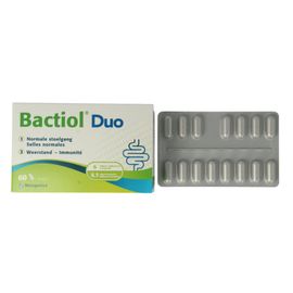 Koopjes Drogisterij Metagenics Bactiol duo NF (60ca) aanbieding
