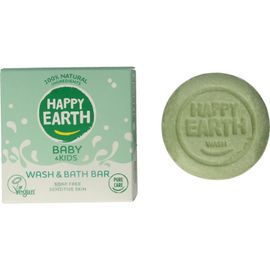 Happy Earth Happy Earth Was & bad bar baby & kids (50g)