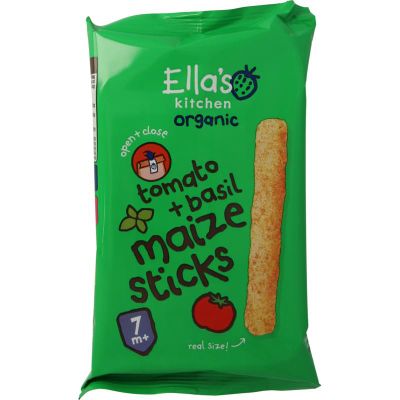 Ella's Kitchen Maize sticks tomato & basil 7m + (16g) 16g