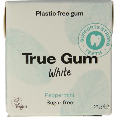 True Gum White peppermint suikervrij (21g) 21g