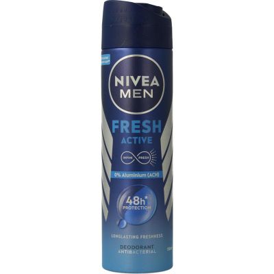 Nivea Nivea men deodorantspray fresh active (150ml) 150ml