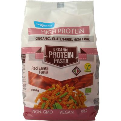 Maxsport Protein pasta red lentil fussi li bio (200g) 200g