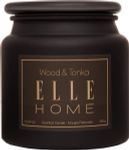 Elle Home Wood en tonka candle jar (350g) 350g thumb