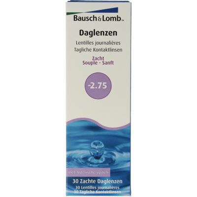 Bausch + Lomb Daglenzen -2.75 (30st) 30st