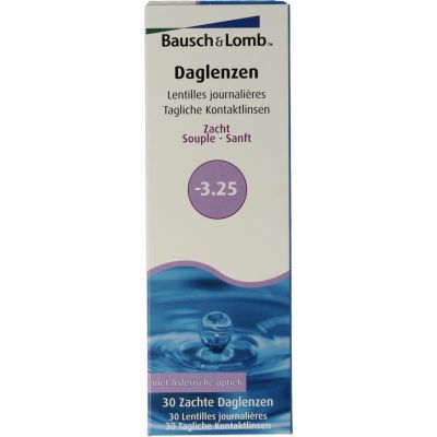 Bausch + Lomb Daglenzen -3.25 (30st) 30st