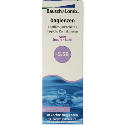 Bausch + Lomb Daglenzen -5.50 (30st) 30st