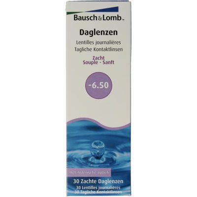 Bausch + Lomb Daglenzen -6.50 (30st) 30st