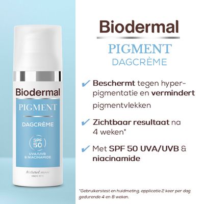 Biodermal Dagcreme anti-pigment SPF50 (50ml) 50ml