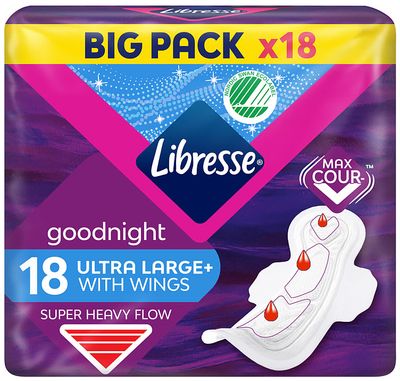 Libresse Maandverband ultra night with wings (18st) 18st