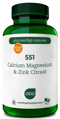 AOV 551 Calcium magnesium & zink citraat (90vc) 90vc