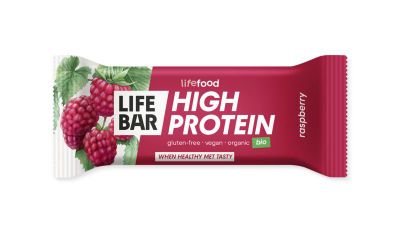 Lifefood Lifebar proteine framboos bio (40g) 40g