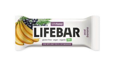 Lifefood Lifebar acai banana bio raw (40g) 40g