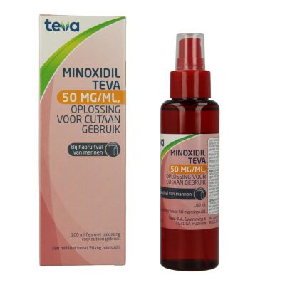 Teva Minoxidil 50mg/mg oplossing (100ml) 100ml
