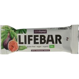 Lifefood Lifefood Lifebar energiereep vijg raw e n bio (40g)