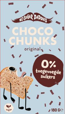 No Sugar Daddies Choco chunks melk bio (180g) 180g