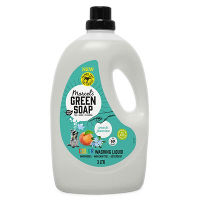 Marcel's Green Soap Wasmiddel kleur perzik & jasmijn (3000ml) 3000ml