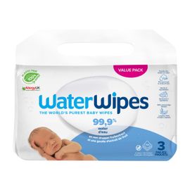 WaterWipes WaterWipes Babydoekjes 3-pack (144st)