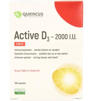 Quercus Active D3-2000 i.u. (100ca) 100ca
