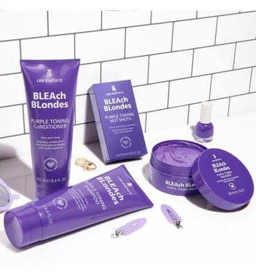 Lee Stafford Bleach blondes purple toning shampoo (250ml) 250ml
