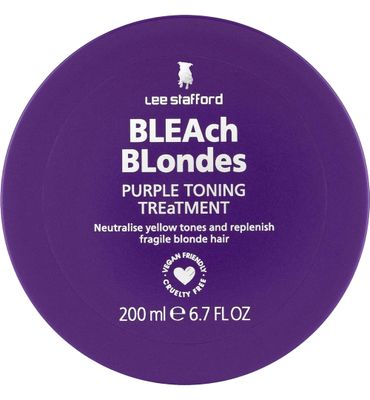 Lee Stafford Bleach blondes purple toning mask (200ml) 200ml