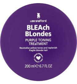 Lee Stafford Lee Stafford Bleach blondes purple toning mask (200ml)