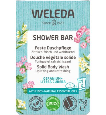 WELEDA Shower bar geranium + litsea cubeba (75g) 75g