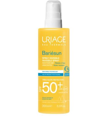 Uriage Sun spray ongeparfumeerd SPF50+ (200ml) 200ml