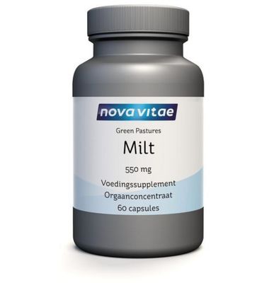 Nova Vitae Milt concentraat - glandular (60ca) 60ca