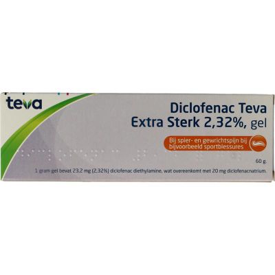 Teva Diclofenac 2,32% extra sterk (60g) 60g