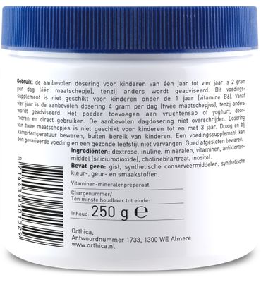 Orthica Vitamin poeder (250g) 250g