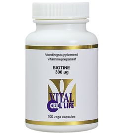 Vital Cell Life Vital Cell Life Biotine 300 mcg (100ca)