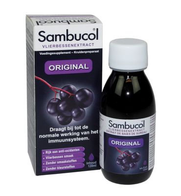 Sambucol Vlierbessensiroop original (120ml) 120ml